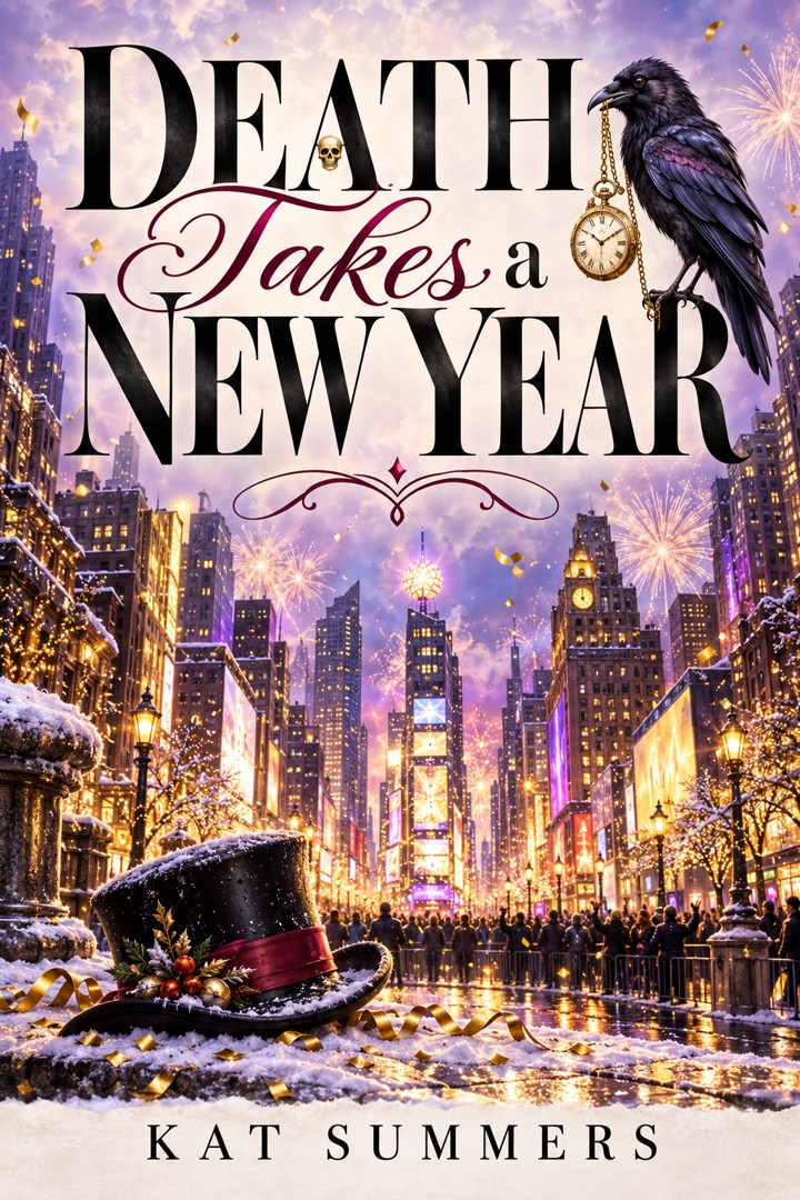 Death Takes a New Year by Kat Summers book cover