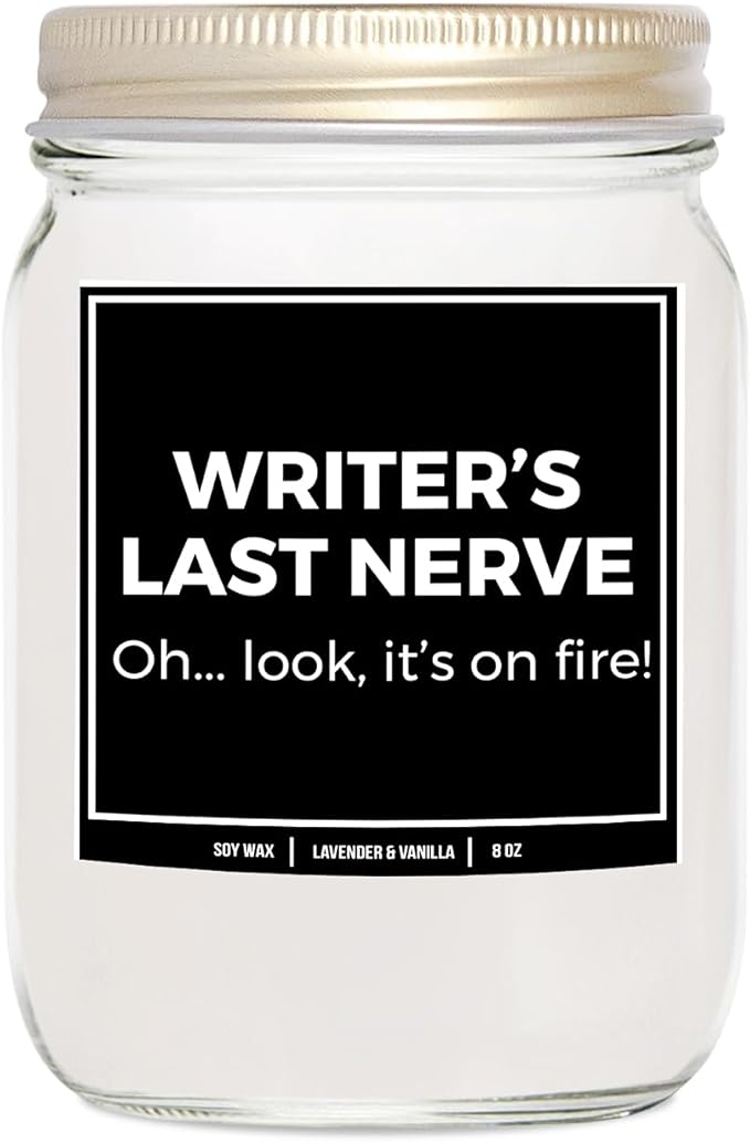 Writer candle
