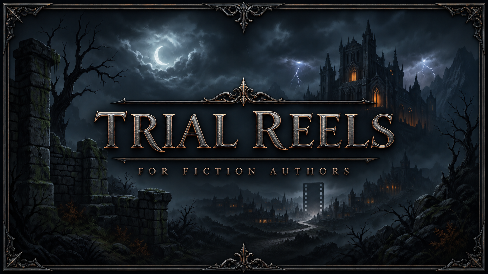 Trial Reels for Fiction Authors course cover