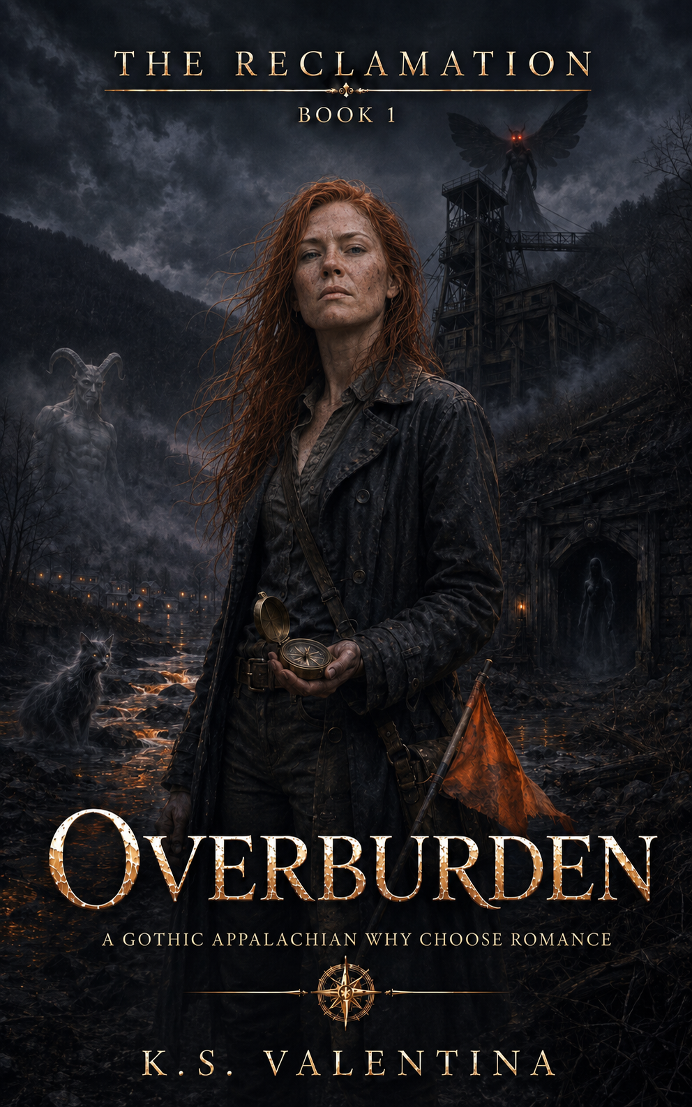 Overburden by K.S. Valentina book cover.