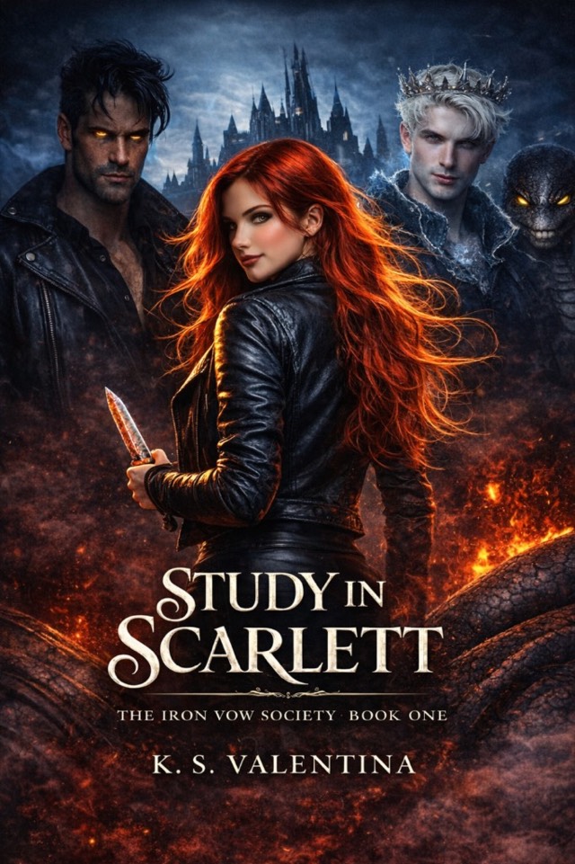 Study in Scarlett by K.S. Valentina book cover